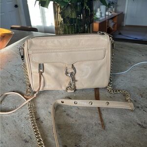 Rebecca Minkoff tan leather crossbody
